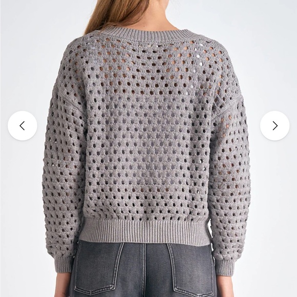 Elan Crochet Sweater - Picture 5 of 5